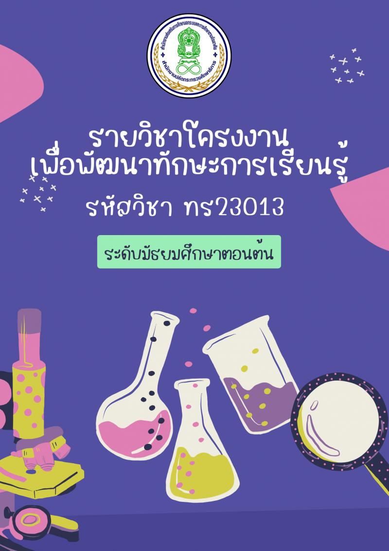 โครงงานเพื่อพัฒนาทักษะการเรียนรู้